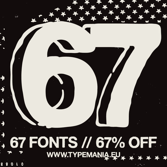 67 FONTS 67% OFF