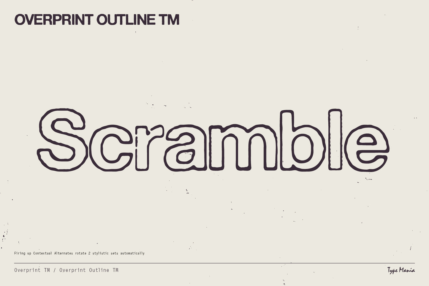 Overprint TM & Overprint Outline TM Combo