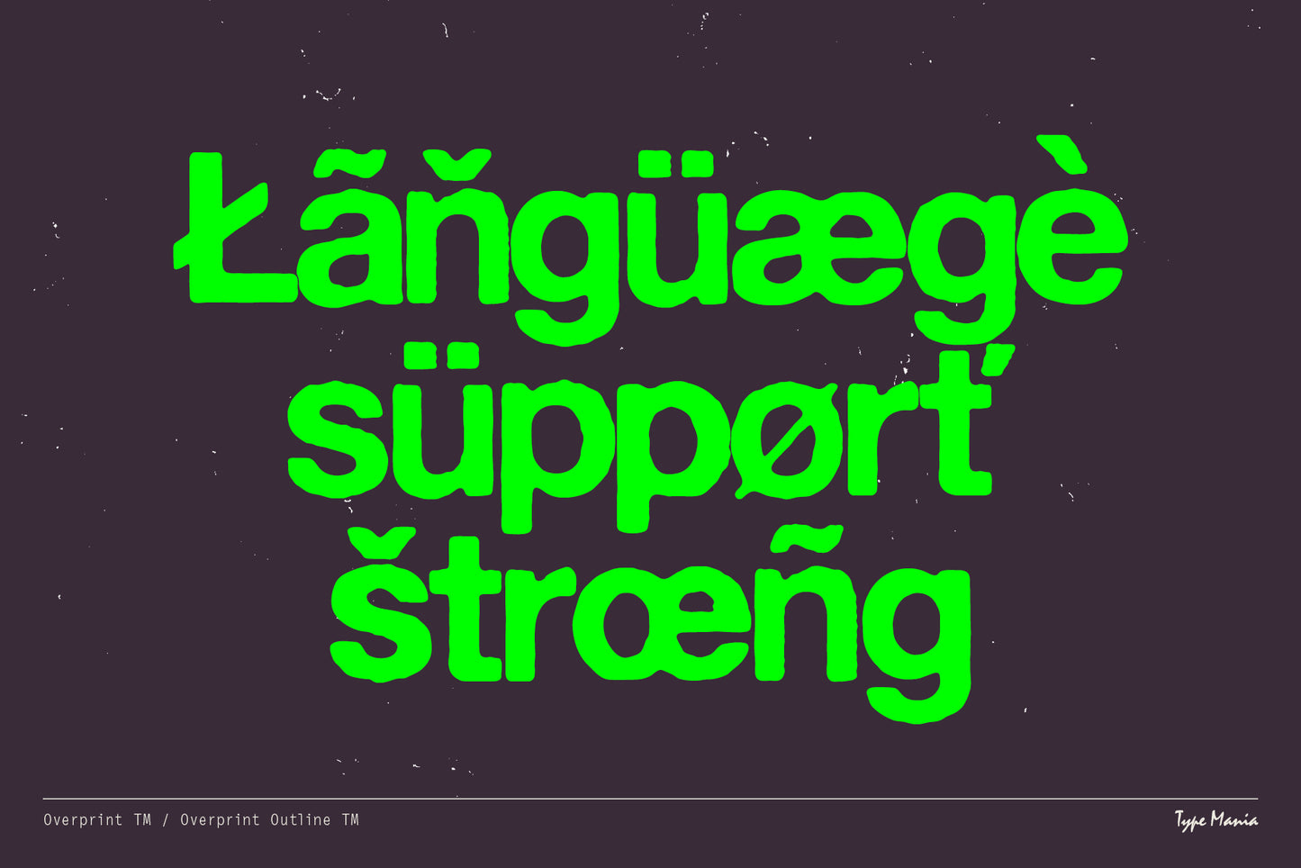 Overprint TM & Overprint Outline TM Combo