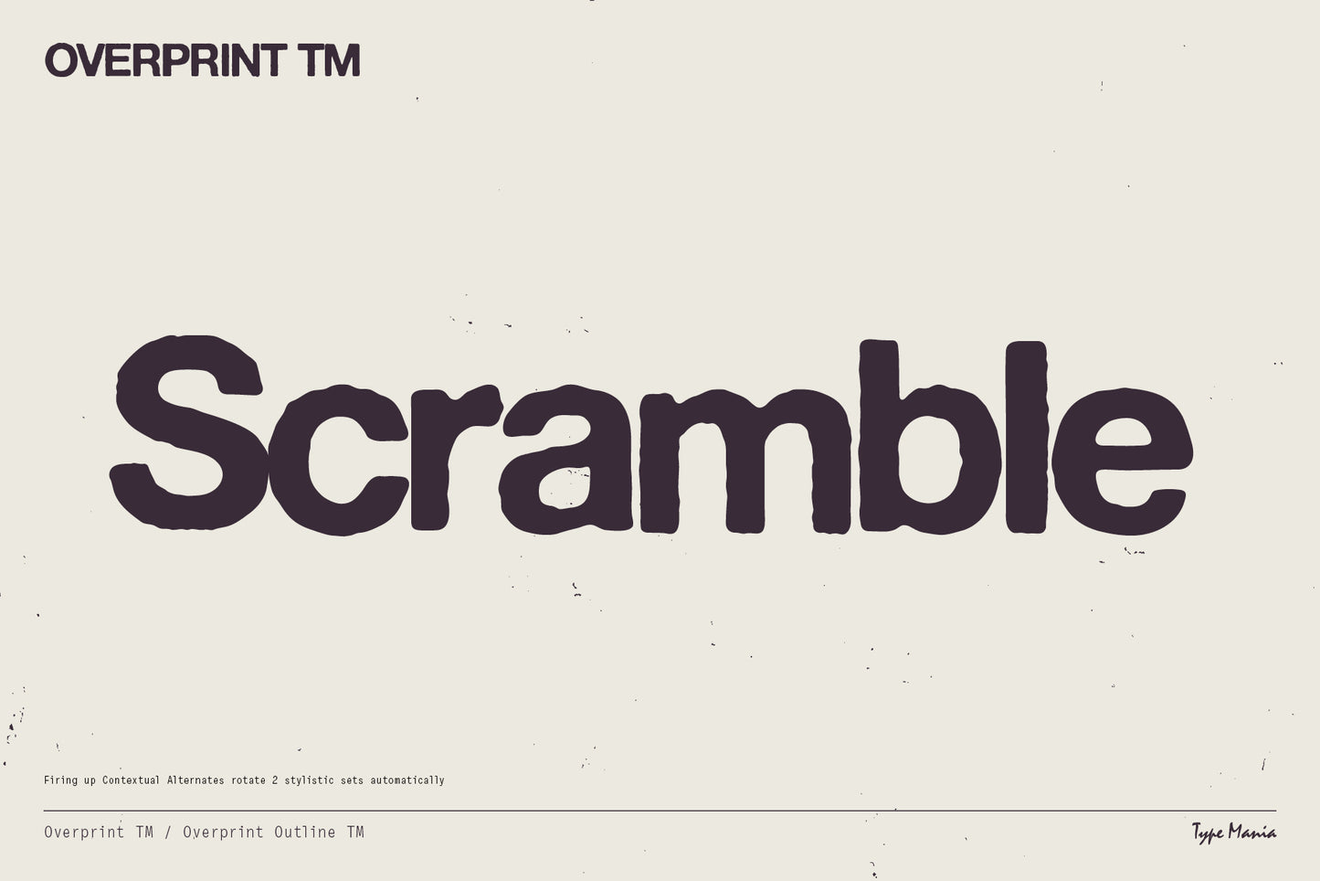 Overprint TM & Overprint Outline TM Combo