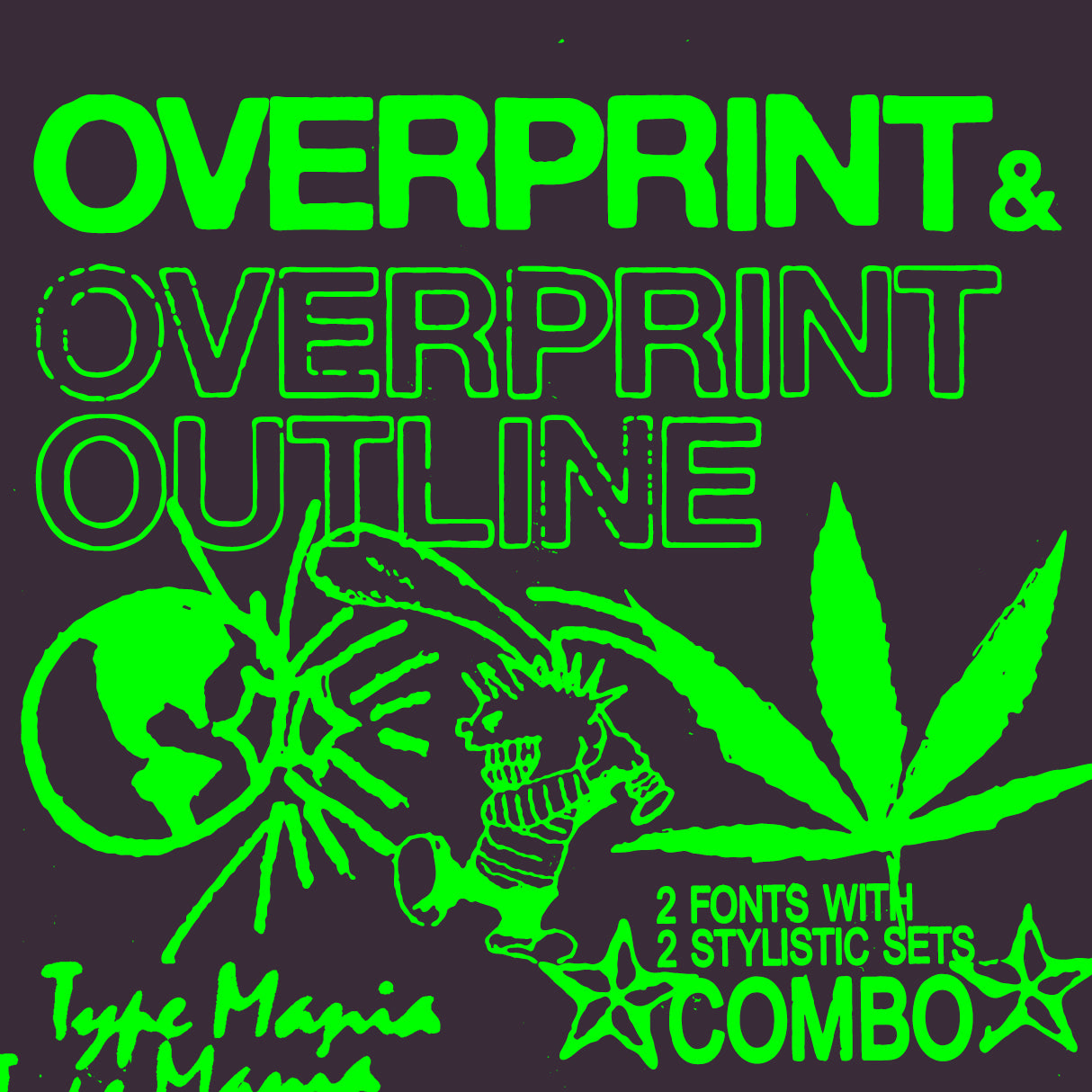 Overprint TM & Overprint Outline TM Combo